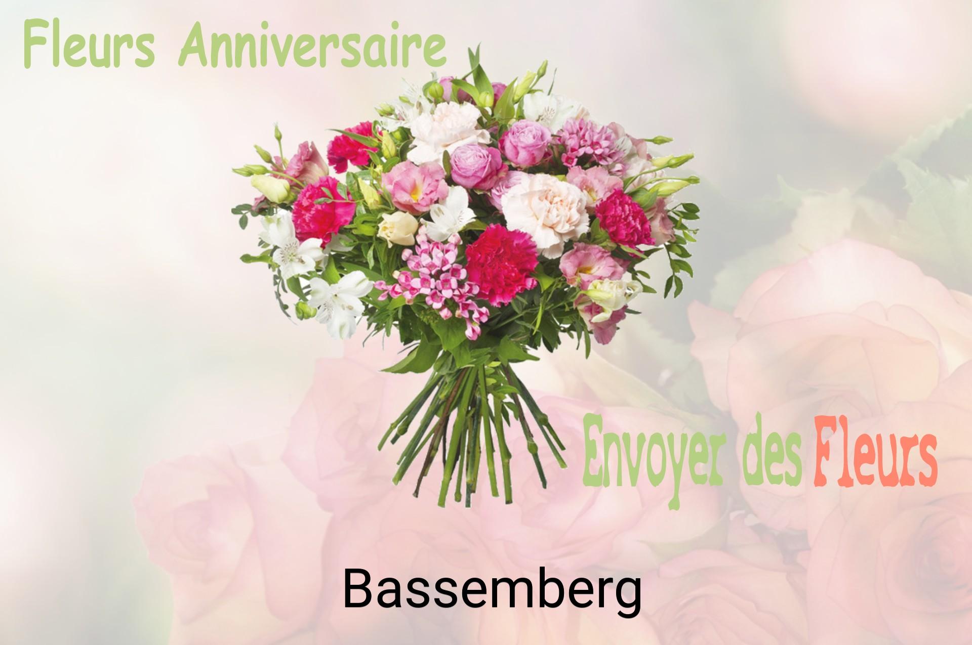 Bouquet de fleurs d’anniversaire livré à Bassemberg